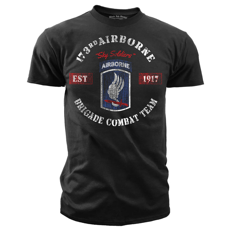 Army T-Shirt - US Army 173rd Airborne - Retro