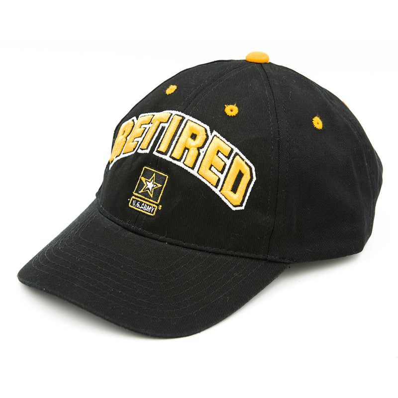 U.S. Army Retired Embroidered Cap