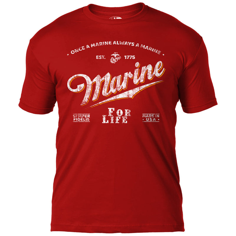 Marines For Life Black Ink T-shirt