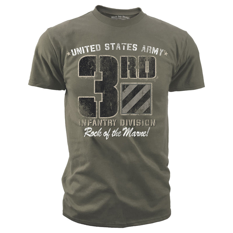 Army T-Shirt - US Army 3rd Infantry - Retro