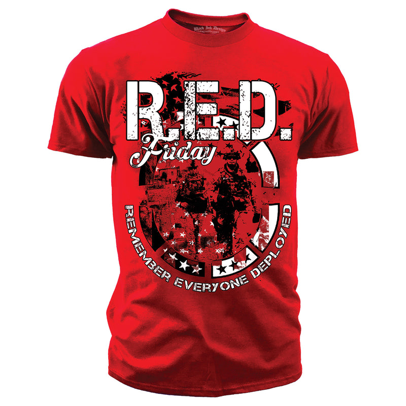 R.E.D. Friday T-Shirt - American Pride - Remember Everyone Deployed