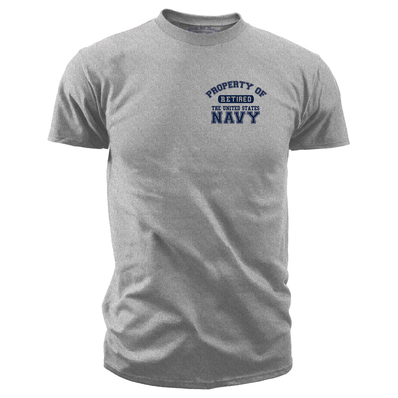 US Navy Property of the Navy Retired T-Shirt