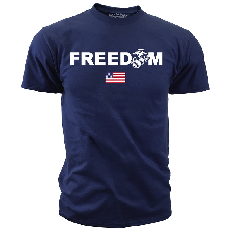 USMC Freedom T-Shirt - United States Marines Freedom Men's USMC T-Shirt