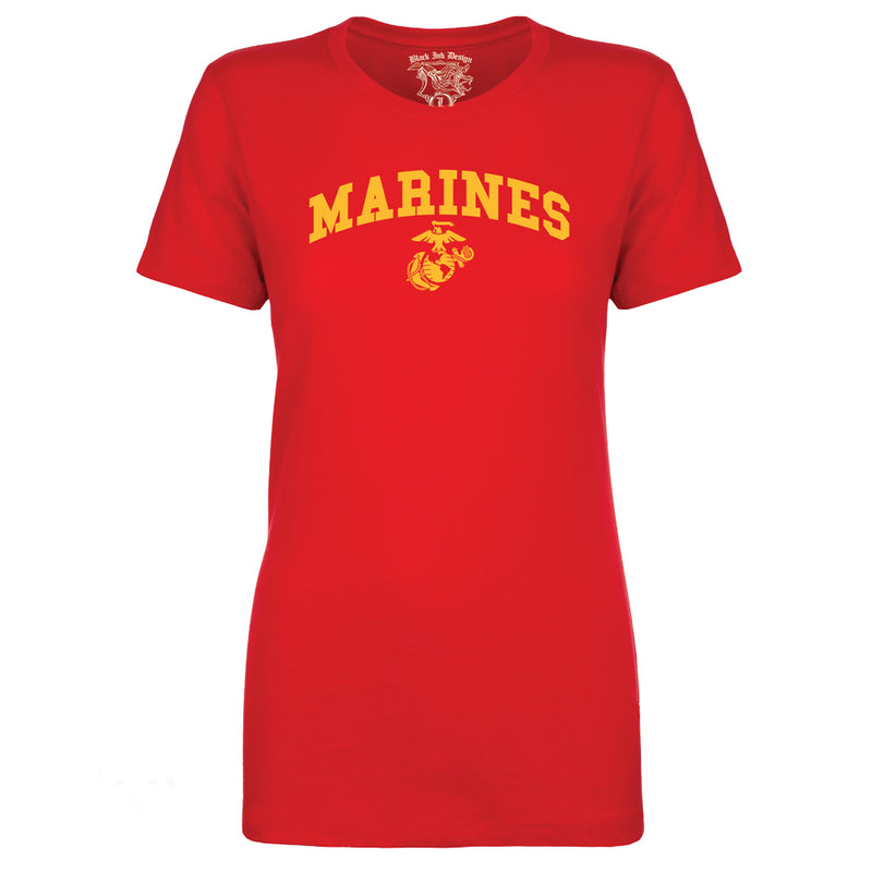 USMC T-Shirt - United States Marines Basic P/T Shirt - Women's Marine Corps Shirt
