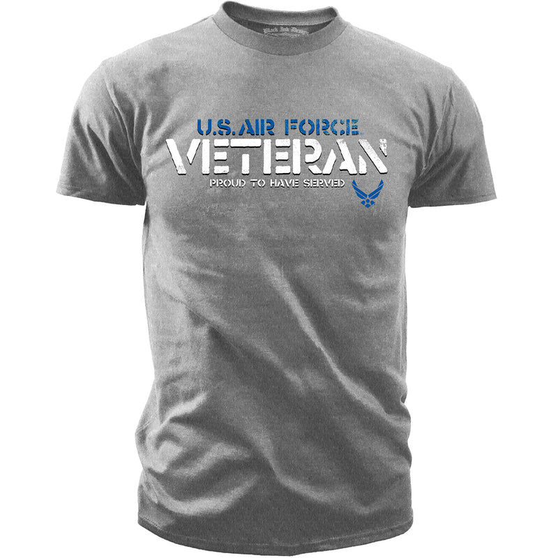 Air Force T-shirt - US Air Force Veteran Proud to Have Served - Mens USAF t-shirt
