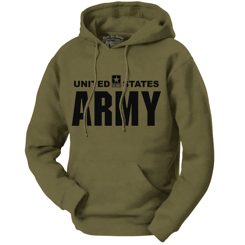 Wade Higgins dansk US Army Hoodie - Army - Basic Sweatshirt Hoodie - Men's and Lady's U.S –  Black Ink Design