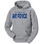 US Air Force Hoodie -  Air Force - Basic Sweatshirt Hoodie - Men's and Lady's U.S.A.F. Hoodie
