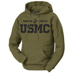 Marines Hoodie -  USMC - Semper Fidelis Basic Sweatshirt  Men's and Lady's Marines Hoodie