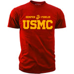 USMC T-Shirt - United States Marines Basic P/T Shirt - Men's Marine Corps Shirt